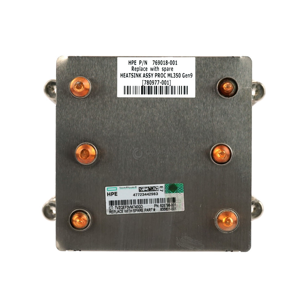 780977-001 HP HEATSINK SCREW DOWN FOR HP PROLIANT ML110 ML150 ML350 G9